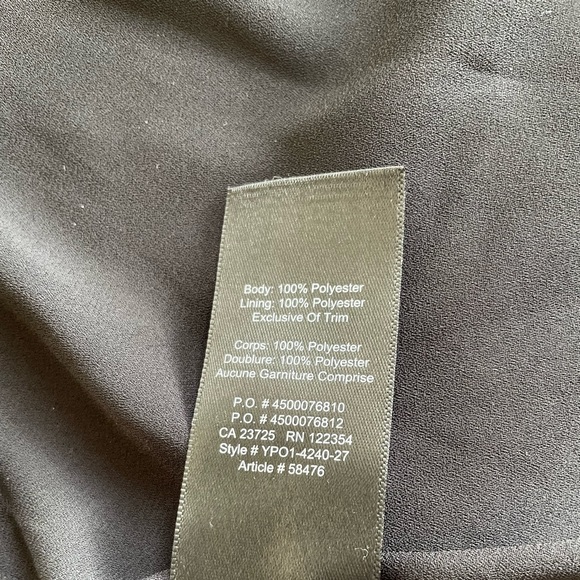 Babaton light flowy trench jacket xs black - Picture 8 of 8